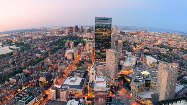 Iconic Picture of Boston city