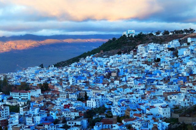 Iconic Picture of Chefchaouen city