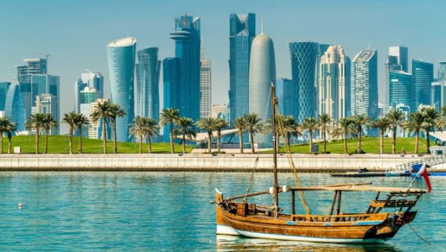 Iconic Picture of Doha city