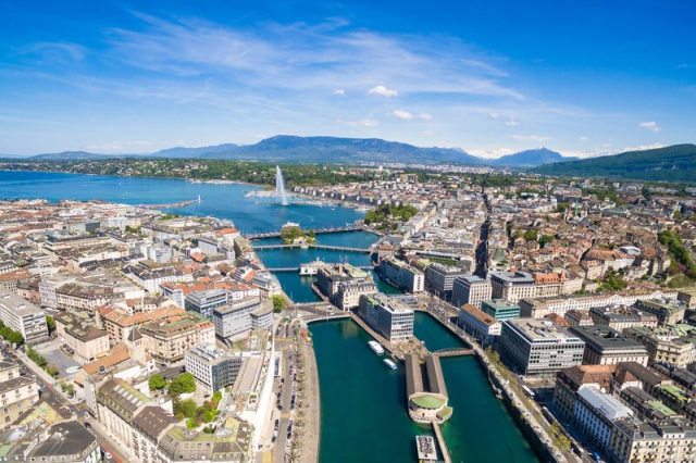 Iconic Picture of Geneva city