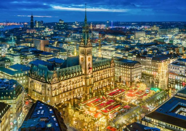 Iconic Picture of Hamburg city