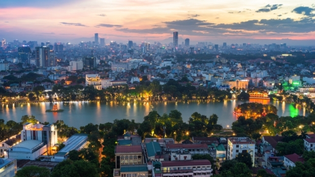 Iconic Picture of Hanoi city
