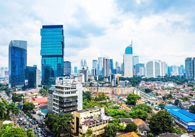 Iconic Picture of Jakarta city