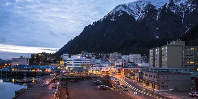Iconic Picture of Juneau city