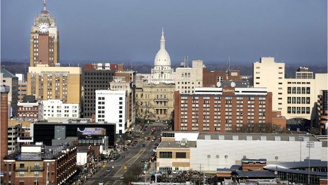 Iconic Picture of Lansing city