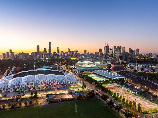 Iconic Picture of Melbourne city