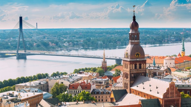 Iconic Picture of Riga city