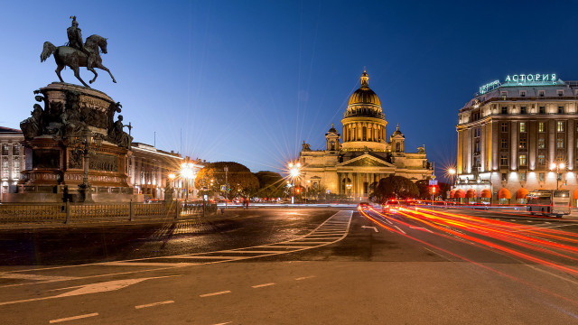 Iconic Picture of Saint-Petersburg city