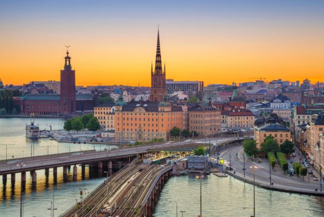 Iconic Picture of Stockholm city