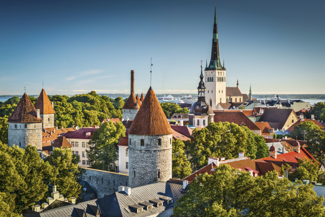 Iconic Picture of Tallinn city