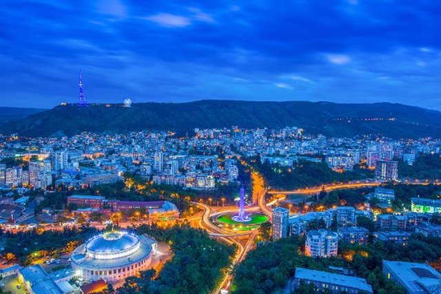 Iconic Picture of Tbilisi-City city