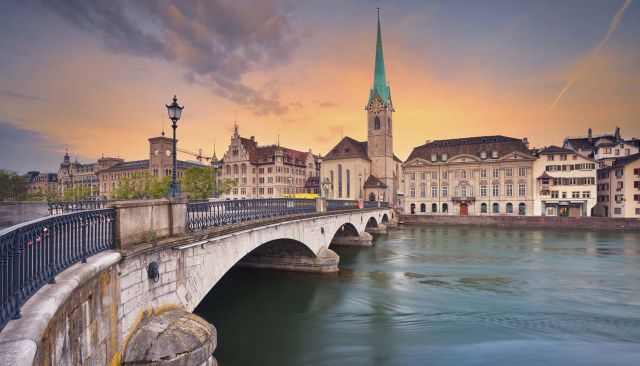 Iconic Picture of Zurich city
